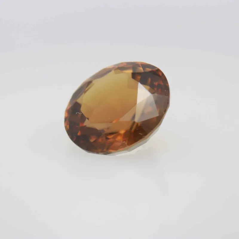 1.1ct Dark Orange Spinel VVS Oval Shape (6.6x3.6x0 mm) Unheated gemstone from Sri Lanka