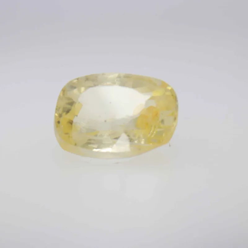 1.3ct Yellow Sapphire VVS1 Emerald Shape (6.7x5.2x3.6 mm) Unheated gemstone from Sri Lanka