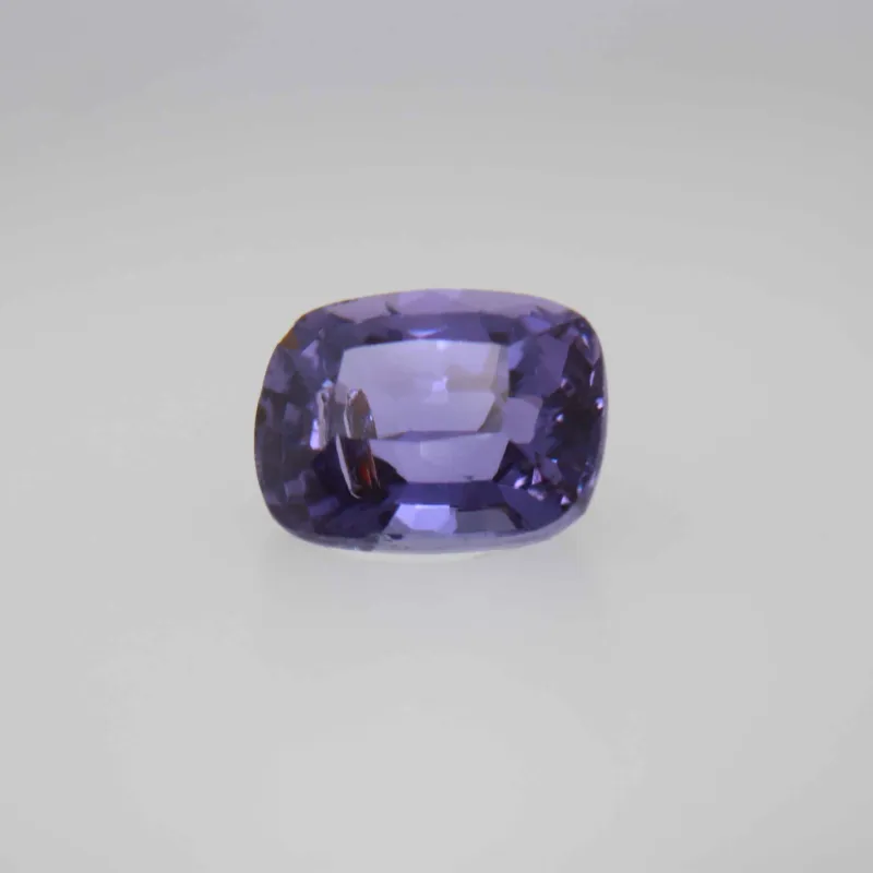 0.85ct Purple Sapphire VSI Fancy Cushion Shape (5.6x4.2x3.3 mm) Unheated gemstone from Ceylon