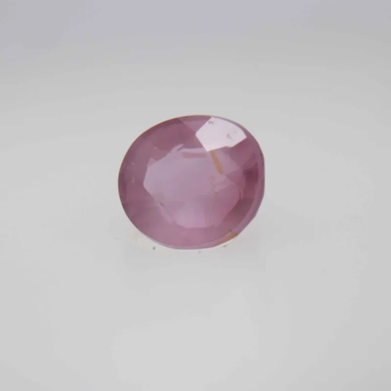 0.6ct Hot Pink Padparadscha VVS Oval Shape (5.2x4.6x3.1 mm) Unheated gemstone from Ceylon