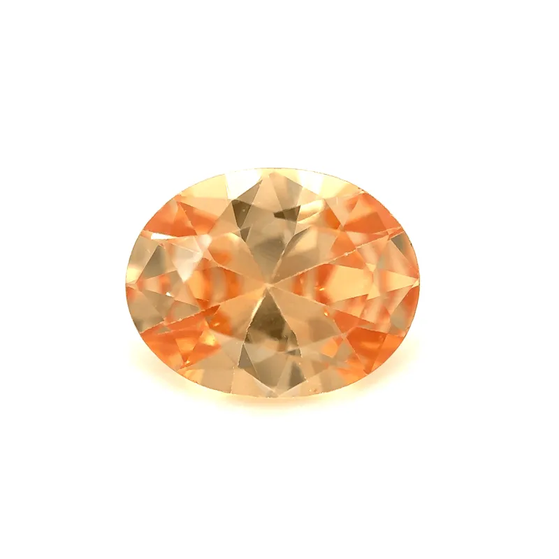 3ct Pale Goldenrod Tourmaline VVS1 Oval Shape (8.9x6.8x4.3 mm) Unheated gemstone from Sri Lanka