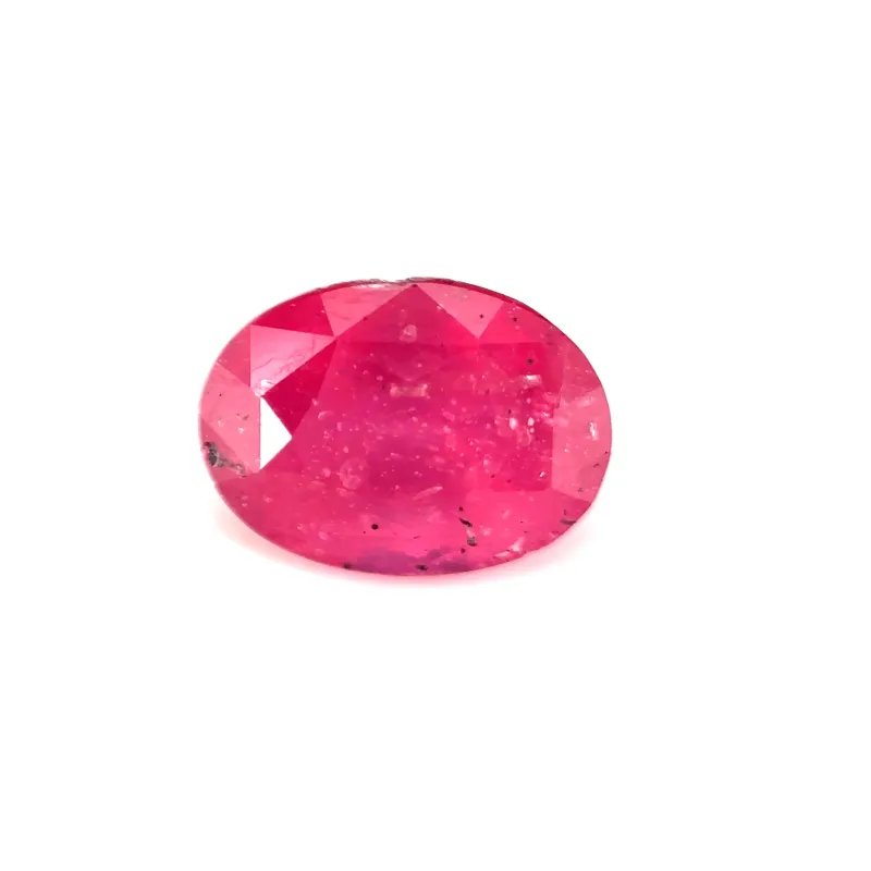 1.05ct Pinkish Red Ruby Vs Oval Shape (6.3x4.6x3.9 mm) UNHEATED gemstone from Ceylon