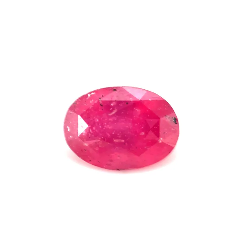 1.35ct Pinkish Red Ruby Vs Oval Shape (7.1x5.5x3.5 mm) UNHEATED gemstone from Ceylon