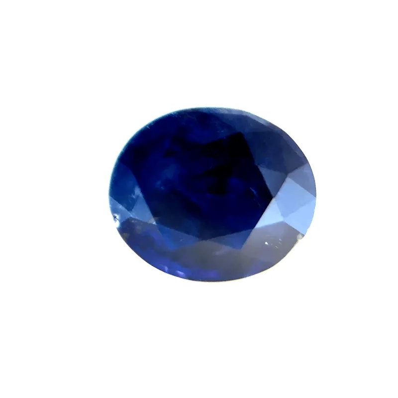 1.25ct Dark Blue Sapphire Vs Oval Shape (6.4x5.4x3.7 mm) HEATED gemstone from Ceylon
