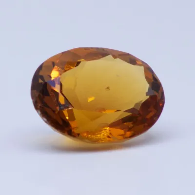 14ct Orange Garnet VVS Oval Shape (18.9x14.5x10.2 mm) Unheated gemstone from Sri Lanka