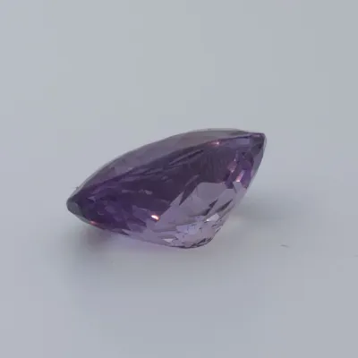 11.2ct Purple Amethyst VVS Oval Shape (16.9x13.9x8.5 mm) Unheated gemstone from Ceylon