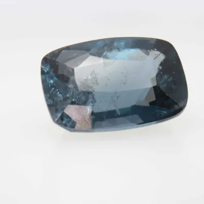 3ct Blue Spinel Cloud Fancy Cushion Shape (10x6.9x4.9 mm) Unheated gemstone from Sri Lanka