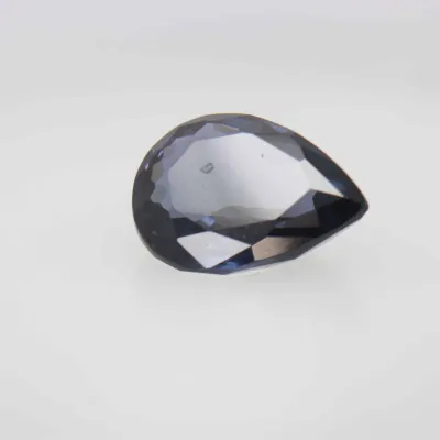 1.4ct Dark Blue Spinel SI1 Pear Shape (6x7.9x3.3 mm) Unheated gemstone from Ceylon