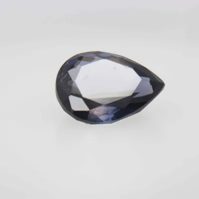 1.4ct Dark Blue Spinel SI1 Pear Shape (6x7.9x3.3 mm) Unheated gemstone from Ceylon