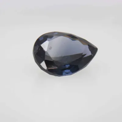 1.4ct Dark Blue Spinel SI1 Pear Shape (6x7.9x3.3 mm) Unheated gemstone from Ceylon