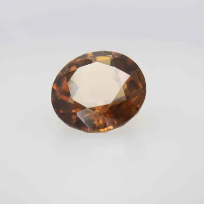 1.1ct Dark Orange Spinel VVS Oval Shape (6.6x3.6x0 mm) Unheated gemstone from Sri Lanka