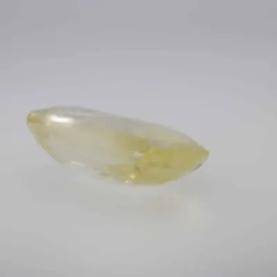 2ct Yellow Sapphire VVS1 Fancy Cushion Shape (8.7x6.4x3.2 mm) Unheated gemstone from Sri Lanka
