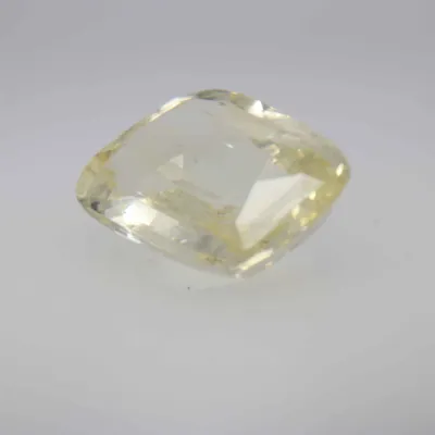 2ct Yellow Sapphire VVS1 Fancy Cushion Shape (8.7x6.4x3.2 mm) Unheated gemstone from Sri Lanka