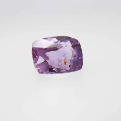 0.8ct Purple Sapphire Vs Fancy Cushion Shape (5.5x4.4x3.5 mm) Unheated gemstone from Ceylon