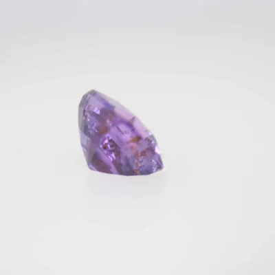 0.8ct Purple Sapphire Vs Fancy Cushion Shape (5.5x4.4x3.5 mm) Unheated gemstone from Ceylon