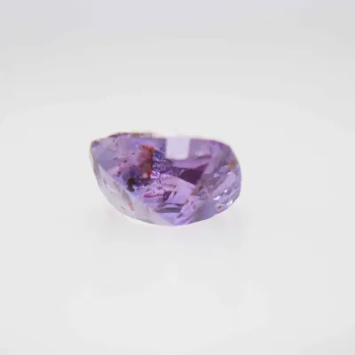 0.8ct Purple Sapphire Vs Fancy Cushion Shape (5.5x4.4x3.5 mm) Unheated gemstone from Ceylon
