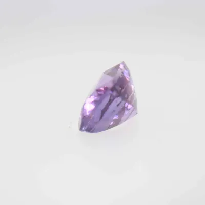 0.8ct Purple Sapphire Vs Fancy Cushion Shape (5.5x4.4x3.5 mm) Unheated gemstone from Ceylon