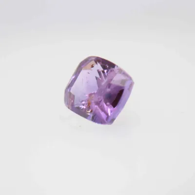 0.8ct Purple Sapphire Vs Fancy Cushion Shape (5.5x4.4x3.5 mm) Unheated gemstone from Ceylon