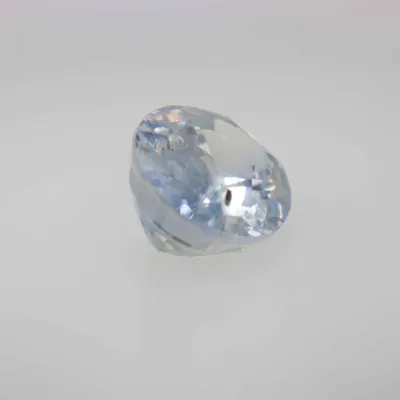 1.5ct Alice Blue Sapphire Vs1 Oval Shape (7.6x5.8x3.8 mm) Unheated gemstone from Ceylon