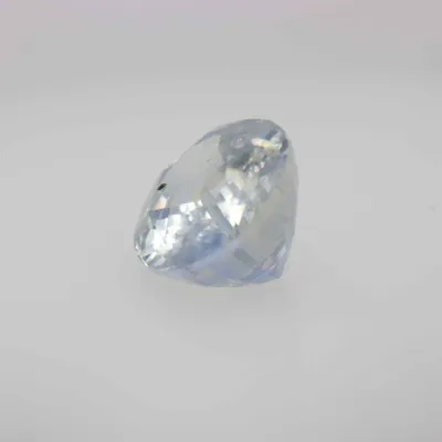 1.5ct Alice Blue Sapphire Vs1 Oval Shape (7.6x5.8x3.8 mm) Unheated gemstone from Ceylon