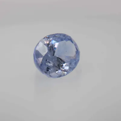 1ct Alice Blue Sapphire Vs1 Oval Shape (6.6x4.8x3.7 mm) Unheated gemstone from Ceylon