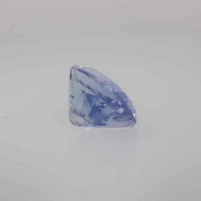 1ct Alice Blue Sapphire Vs1 Oval Shape (6.6x4.8x3.7 mm) Unheated gemstone from Ceylon