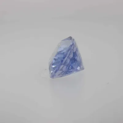 1ct Alice Blue Sapphire Vs1 Oval Shape (6.6x4.8x3.7 mm) Unheated gemstone from Ceylon