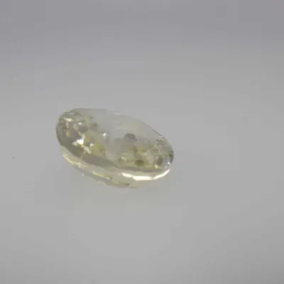 1.1ct Light Goldenrod Yellow Sapphire Vs1 Oval Shape (6.8x5.7x2.6 mm) Unheated gemstone from Sri Lanka
