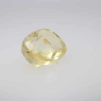 1.3ct Yellow Sapphire VVS1 Emerald Shape (6.7x5.2x3.6 mm) Unheated gemstone from Sri Lanka