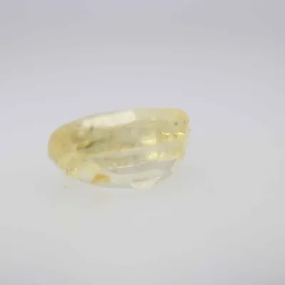 1.3ct Yellow Sapphire VVS1 Emerald Shape (6.7x5.2x3.6 mm) Unheated gemstone from Sri Lanka