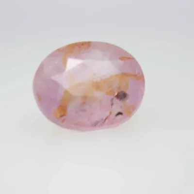 2.2ct Hot Pink Padparadscha Twinning wisp Oval Shape (7.8x6.8x4.5 mm) Unheated gemstone from Sri Lanka