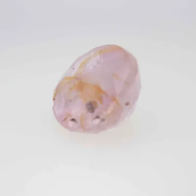 2.2ct Hot Pink Padparadscha Twinning wisp Oval Shape (7.8x6.8x4.5 mm) Unheated gemstone from Sri Lanka