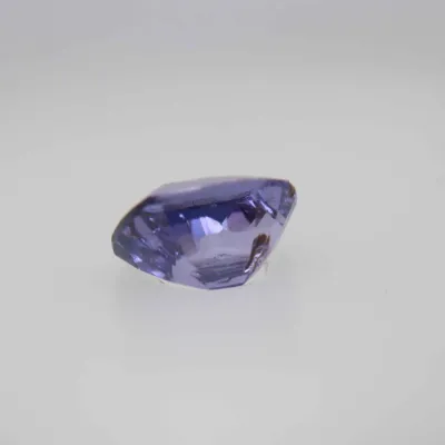 0.85ct Purple Sapphire VSI Fancy Cushion Shape (5.6x4.2x3.3 mm) Unheated gemstone from Ceylon