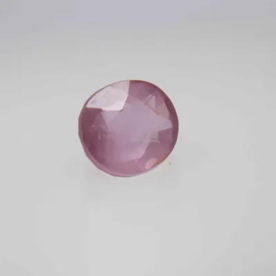 0.6ct Hot Pink Padparadscha VVS Oval Shape (5.2x4.6x3.1 mm) Unheated gemstone from Ceylon