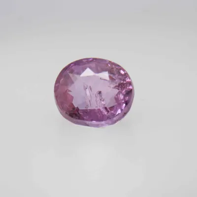 0.9ct Hot Pink Padparadscha VVS Oval Shape (5.8x4.8x3.5 mm) Unheated gemstone from Ceylon