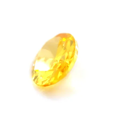 3ct Yellow Sinhalite VVS1 Oval Shape (8.9x6.8x4.2 mm) Unheated gemstone from Sri Lanka