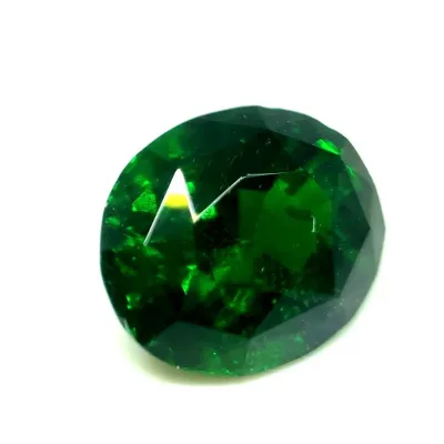 1.98ct Forest Green Garnet Vs Oval Shape (7.82x6.63x5.11 mm) Unheated gemstone from Sri Lanka