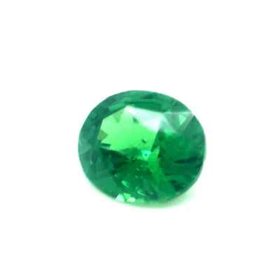 1.1ct Vivid Green Garnet VVS Oval Shape (6.91x5.91x3.82 mm) Unheated gemstone from Sri Lanka