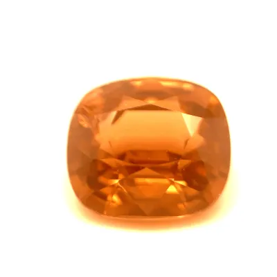 1ct Saddle Brown Zircon Vs1 Cushion Shape (8.98x8.39x5.26 mm) Unheated gemstone from Sri Lanka