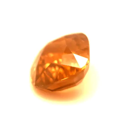 1ct Saddle Brown Zircon Vs1 Cushion Shape (8.98x8.39x5.26 mm) Unheated gemstone from Sri Lanka