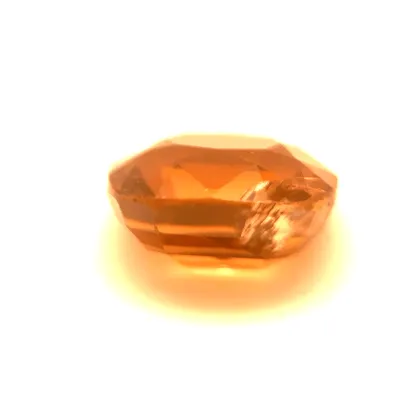 1ct Saddle Brown Zircon Vs1 Cushion Shape (8.98x8.39x5.26 mm) Unheated gemstone from Sri Lanka