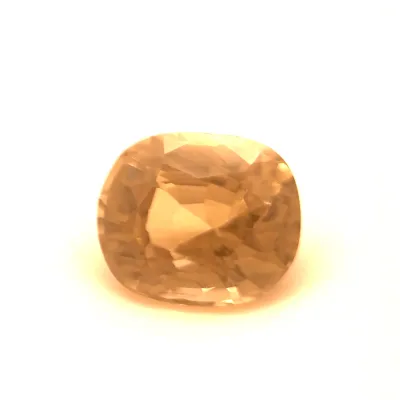 1.31ct Light Goldenrod Yellow Alexandrite VVS Cushion Shape (6.91x5.8x4.09 mm) Unheated gemstone from Sri Lanka