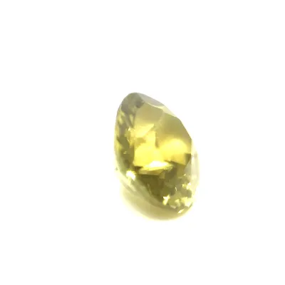 1.31ct Light Goldenrod Yellow Alexandrite VVS Cushion Shape (6.91x5.8x4.09 mm) Unheated gemstone from Sri Lanka