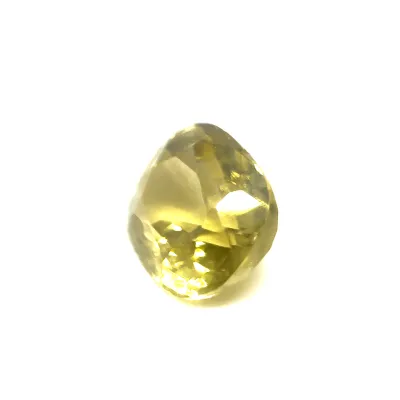 1.31ct Light Goldenrod Yellow Alexandrite VVS Cushion Shape (6.91x5.8x4.09 mm) Unheated gemstone from Sri Lanka