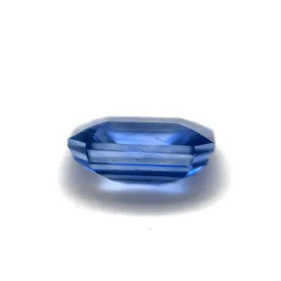 1.3ct Blue Sapphire Flawless (fl) Emerald Shape (7.1x4x3 mm) Unheated gemstone from Sri Lanka