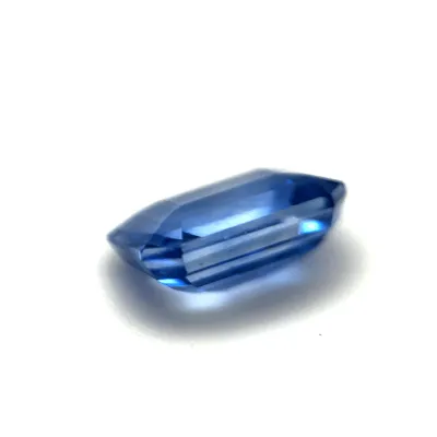 1.3ct Blue Sapphire Flawless (fl) Emerald Shape (7.1x4x3 mm) Unheated gemstone from Sri Lanka
