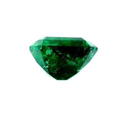 8.95ct Dark Green Emerald Twinning wisp Emerald Shape (14x10x9.4 mm) Unheated gemstone from Zambia