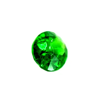 1.1ct Vivid Green Garnet VVS Oval Shape (6.91x5.91x3.82 mm) Unheated gemstone from Sri Lanka