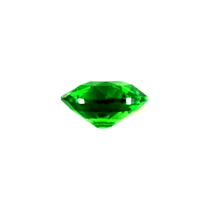 1.1ct Vivid Green Garnet VVS Oval Shape (6.91x5.91x3.82 mm) Unheated gemstone from Sri Lanka