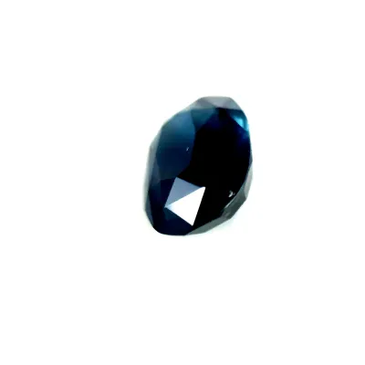 2.10ct Dark Slate Blue Sapphire VVS Antique Cushion Shape (9x6x5 mm) Heated gemstone from Sri Lanka